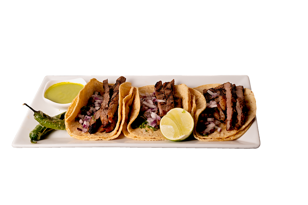 Fotografía de Taco Plate de Carne Asada