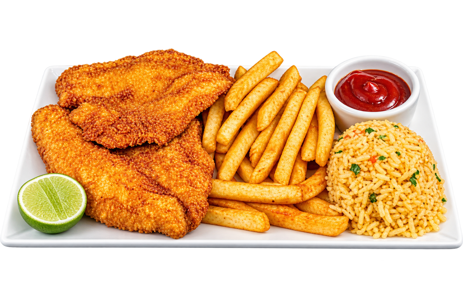 Fotografía de Fried Fish Plate